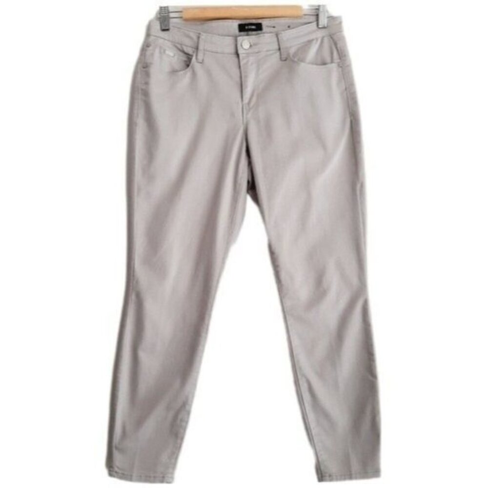 R JEANS Skinny Crop Grey Jeans Pants Casual Stretchy Sz 29